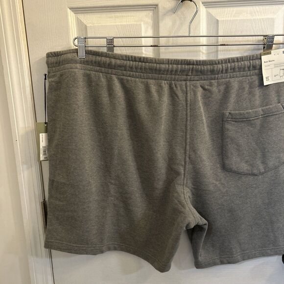 NWT Goodfellow & Co Men’s Big & Tall Knit Shorts Size 5XL, Light Gray - Picture 12 of 16